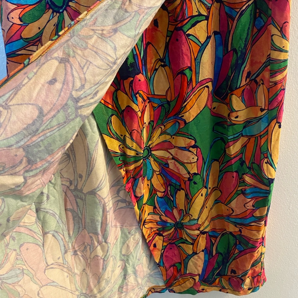 Anthropologie Farm Rio Getaway Midi Skirt S - Picture 2 of 4